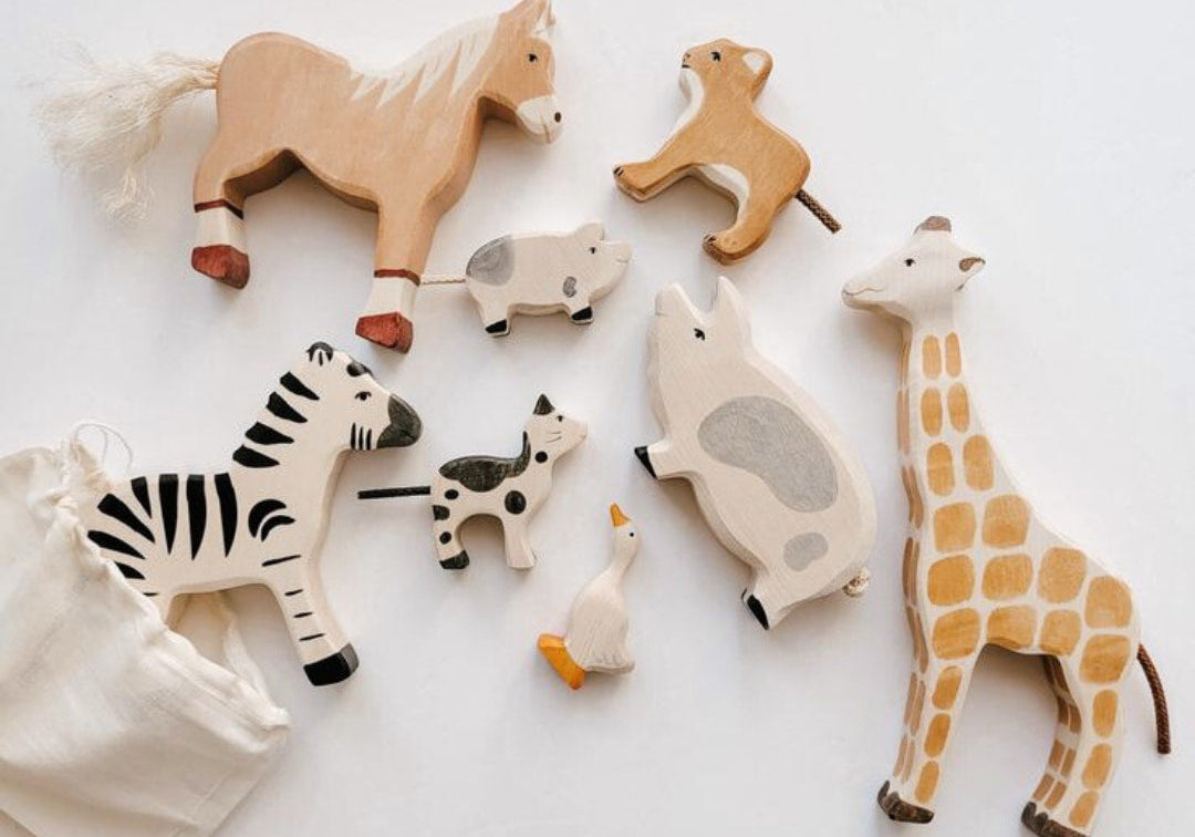 Wooden Toy Animals by Holztiger