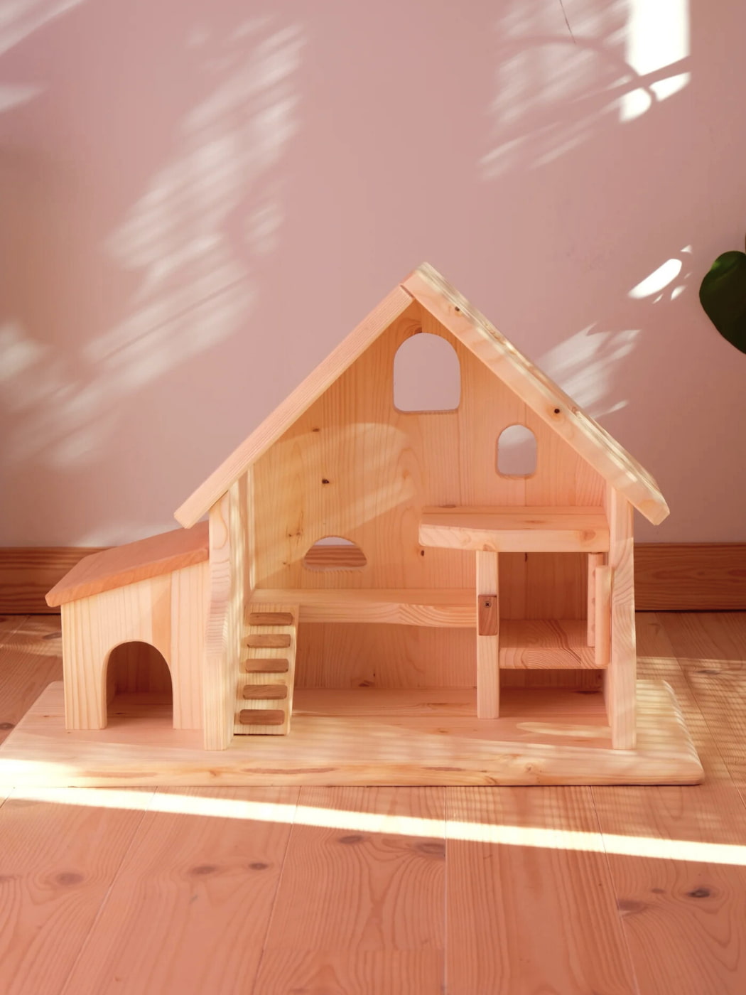 Wooden Farm Cottage with Stable