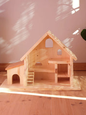 Wooden Farm Cottage with Stable