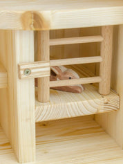 Wooden Farm Cottage with Stable