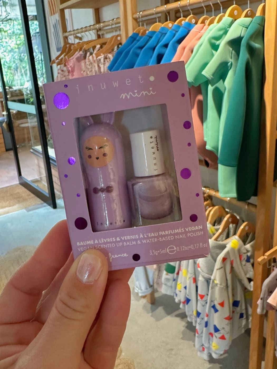 Lip Balm + Nail Polish Duo - Purple