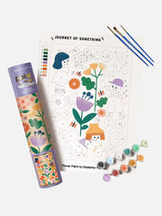 Malen nach Zahlen für Kinder - Flower Power