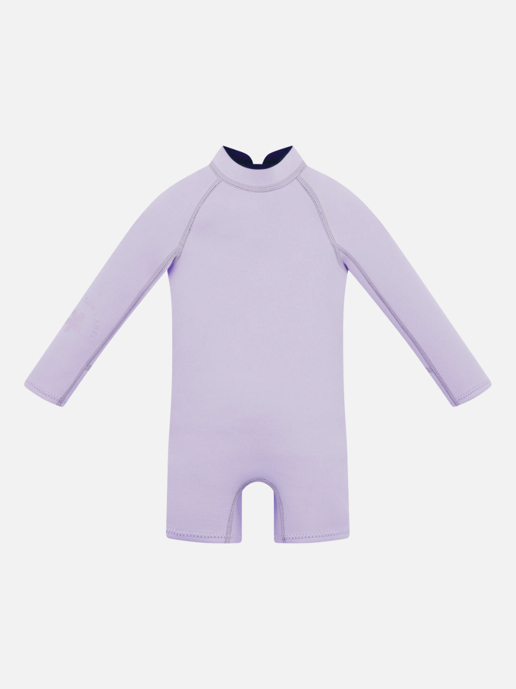 A light purple wetsuit for kids and babies