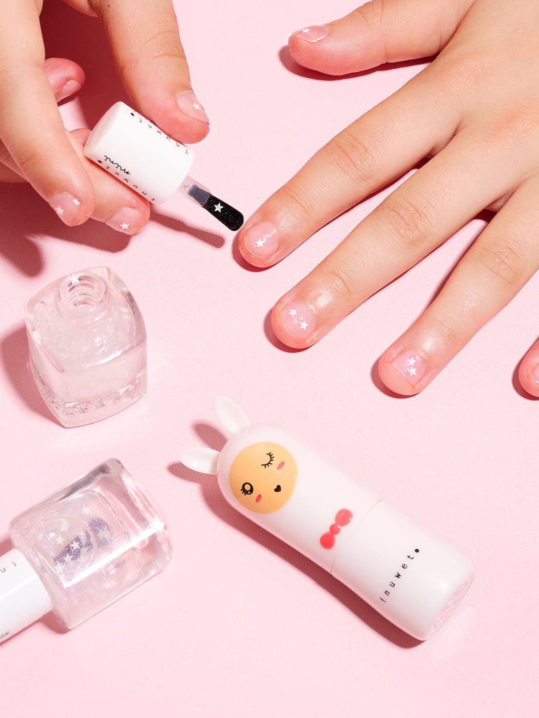 Lip Balm + Nail Polish Duo - White