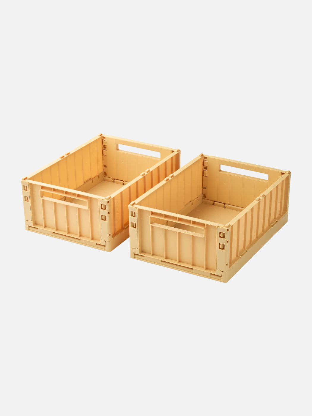 Weston Medium Storage Box 2 Pack - Lemon Yellow