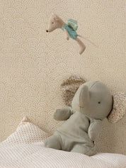 Little Fairy Mouse - Minty Blue with Spotty Wings