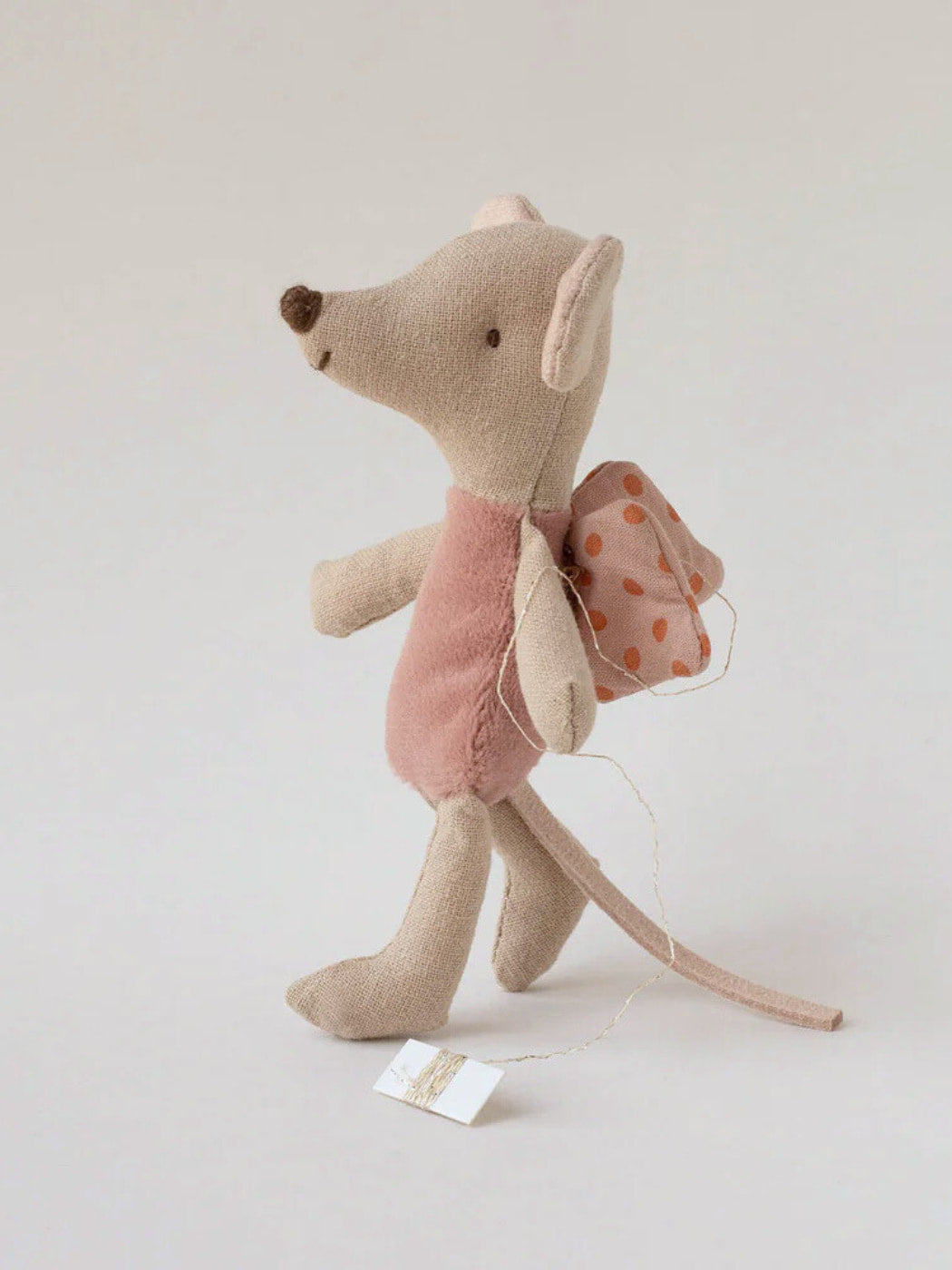 Little Fairy Mouse - Rose with Spotty Wings
