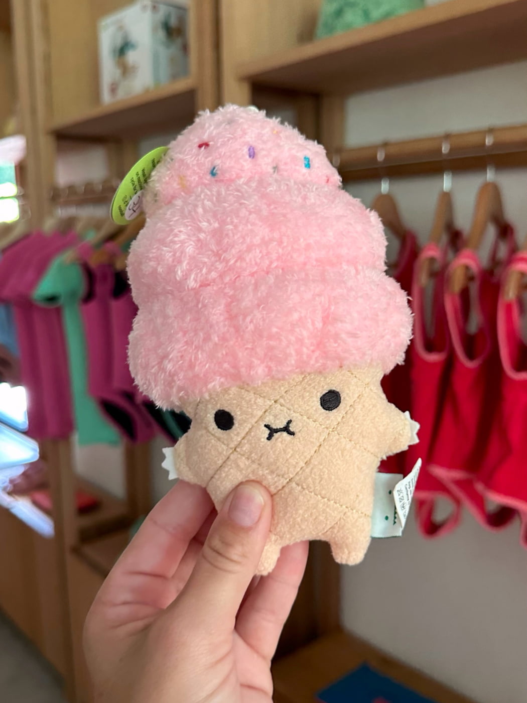 Ricecream Mini Plush Toy - Strawberry