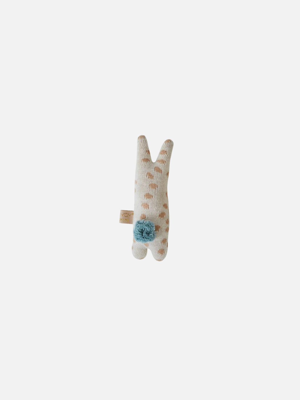 Knitted Baby Rattle - Rabbit