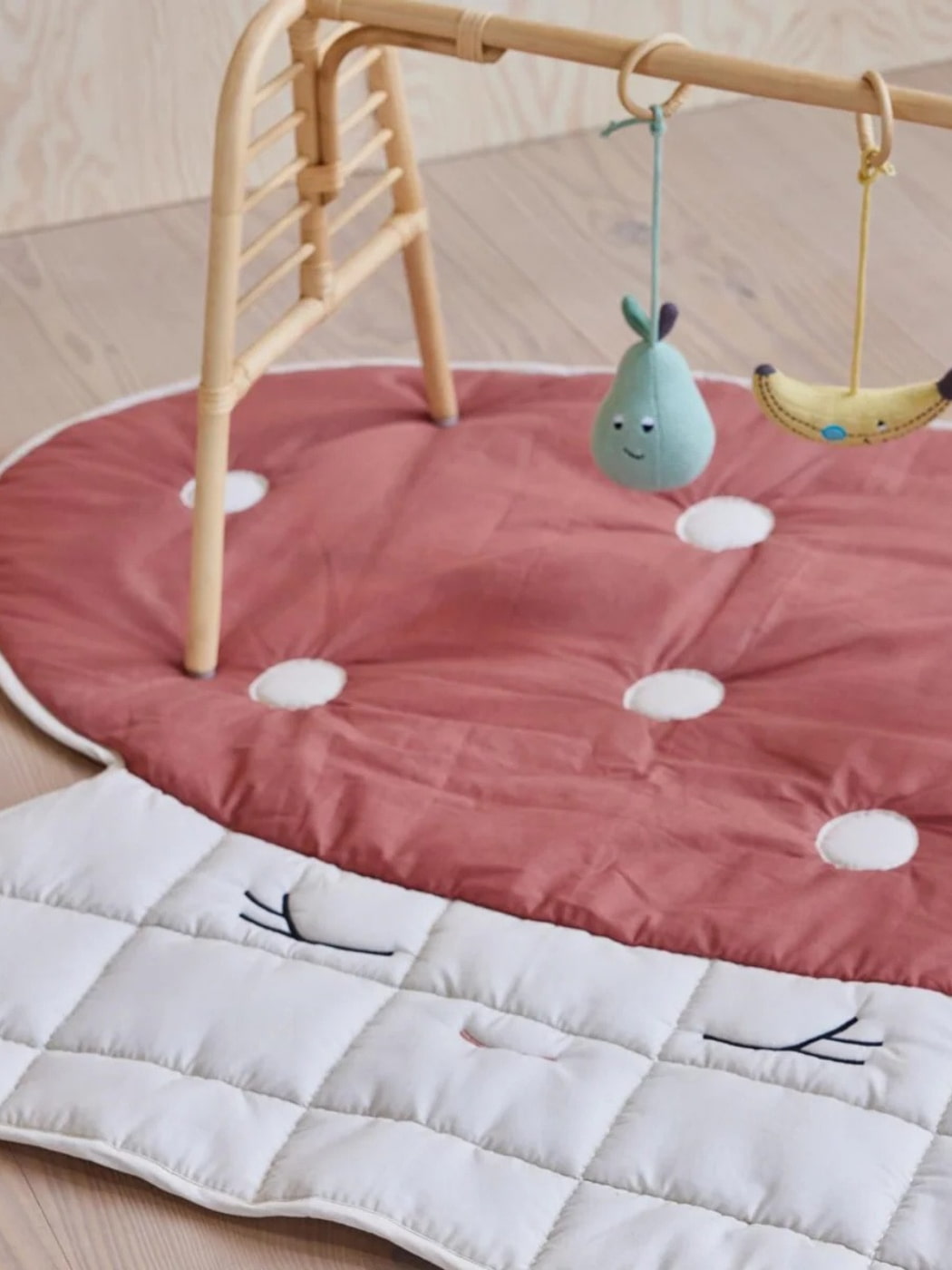 Mushroom Quilted Play Mat