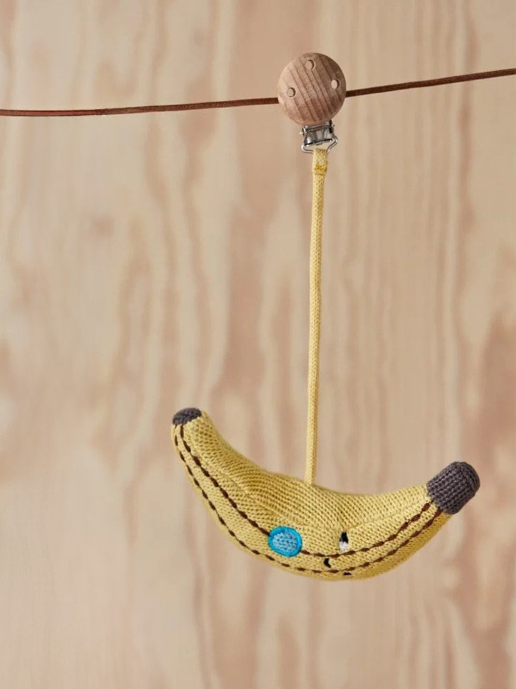 Yummy Knitted Banana Pram Toy