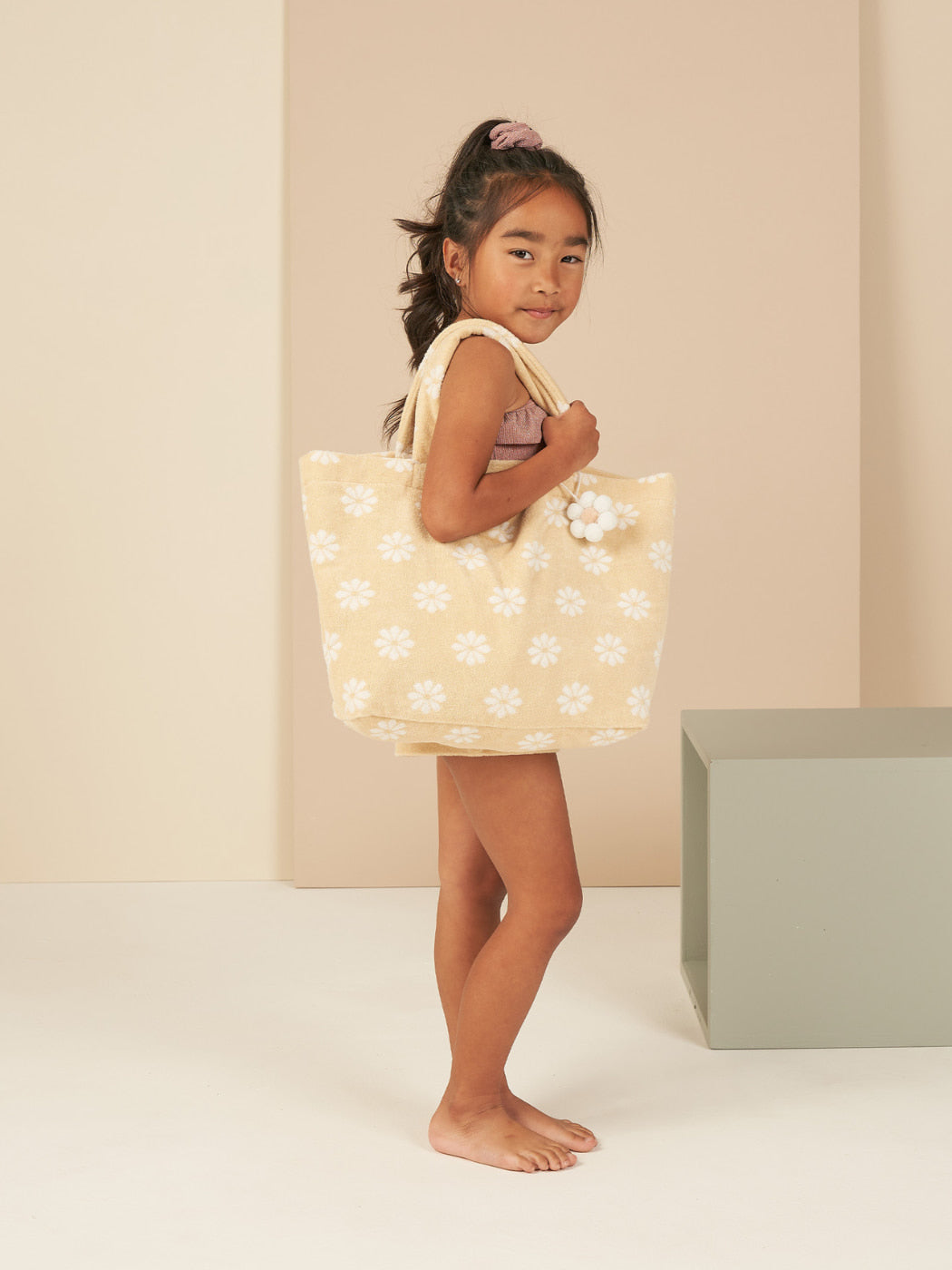 Terry Beach Bag - Daisy