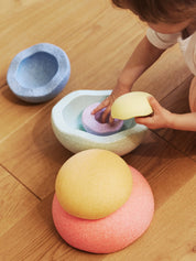 Balance Stepping Stones Inside - Rainbow Pastel