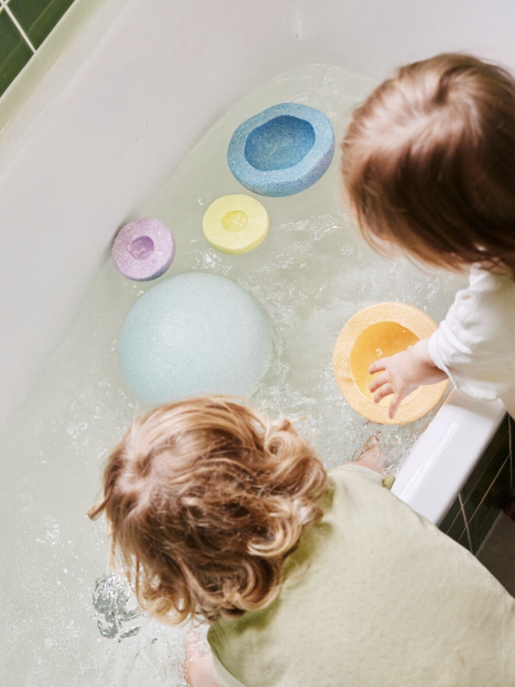 Balance Stepping Stones Inside - Rainbow Pastel