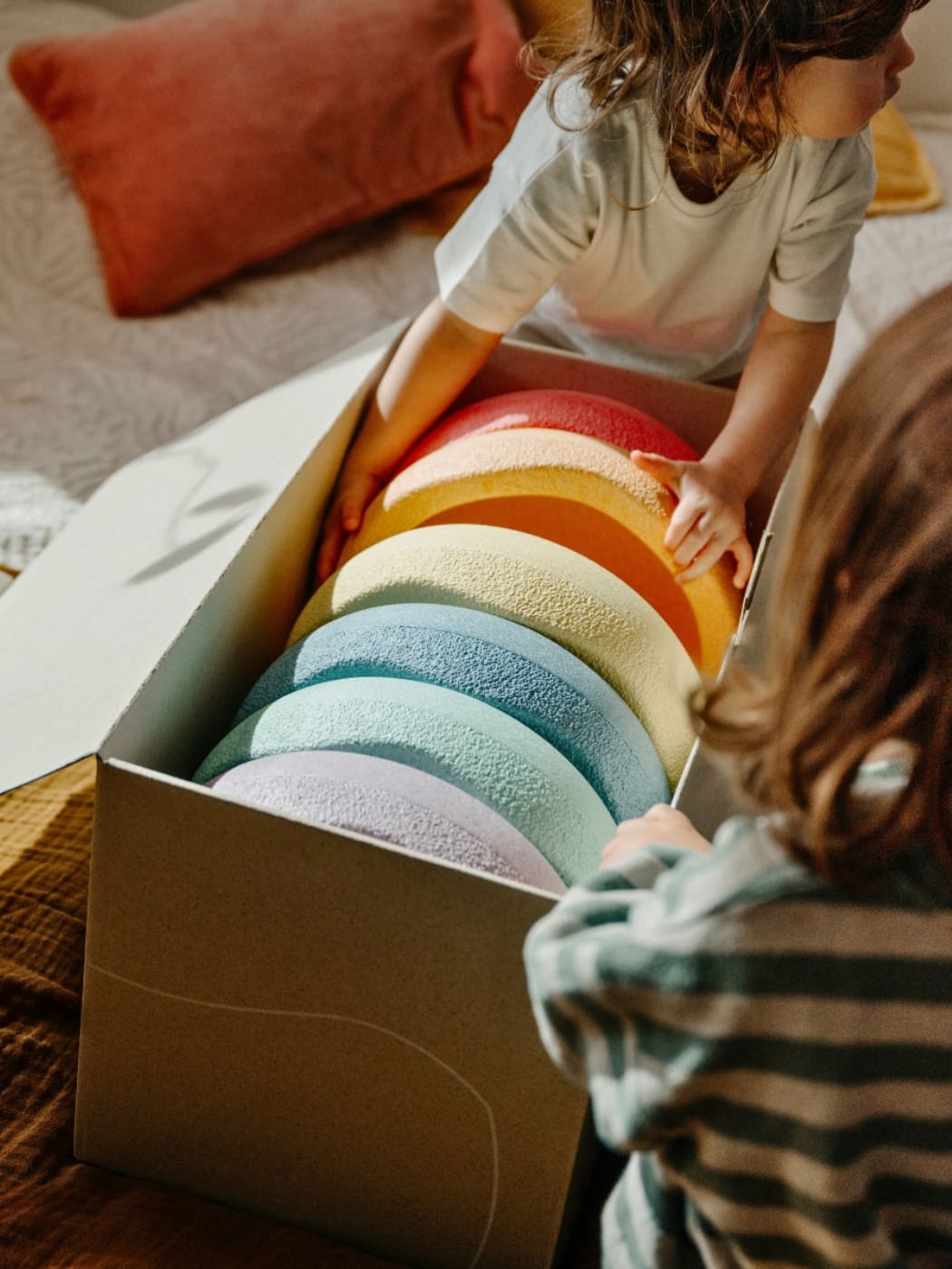 Balance Stepping Stones Original - Rainbow Pastel