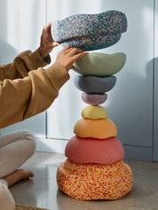 Balance Stepping Stones Original + Inside - Rainbow Pastel