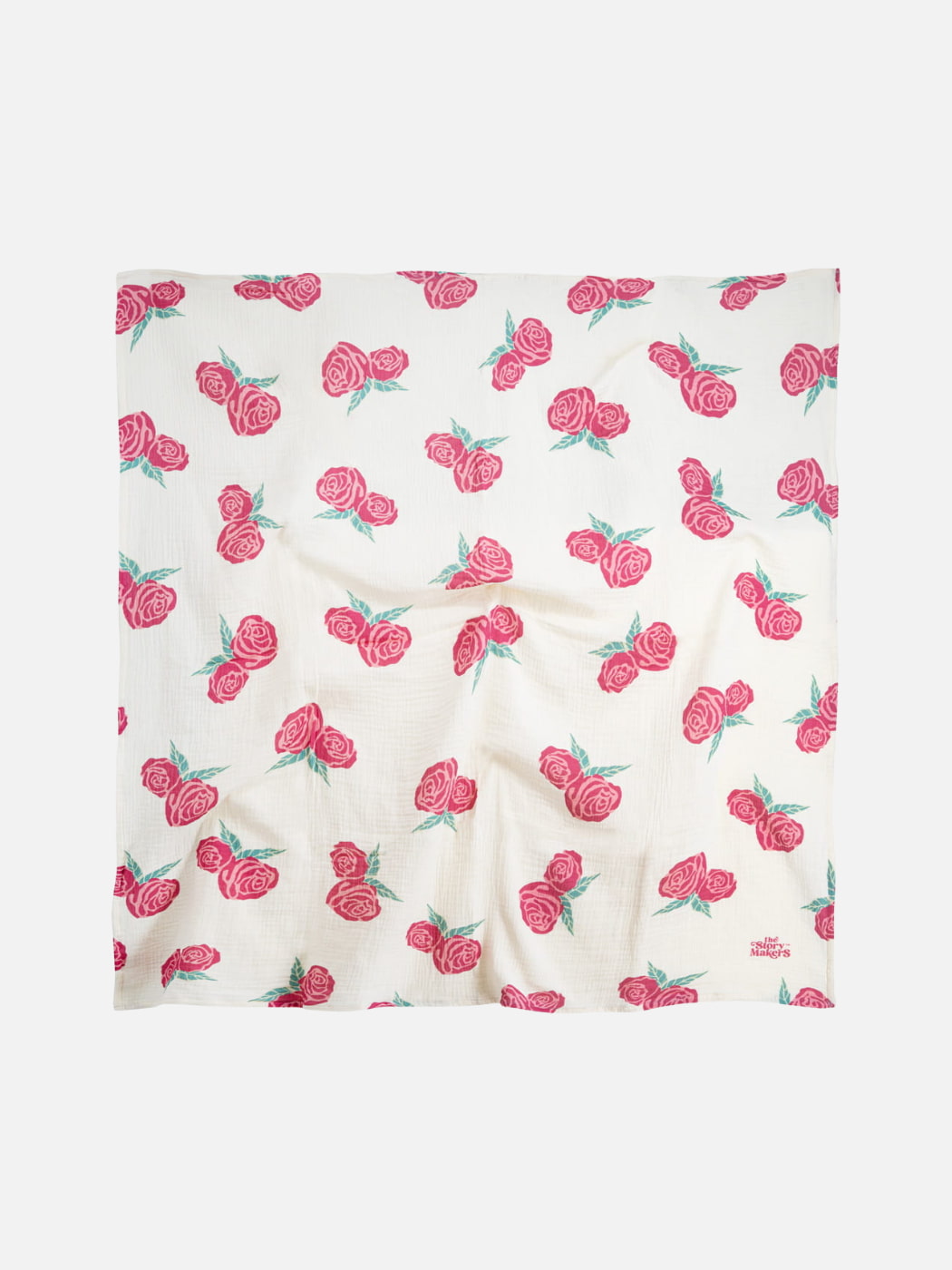 Organic Muslin Swaddle - Vintage Roses