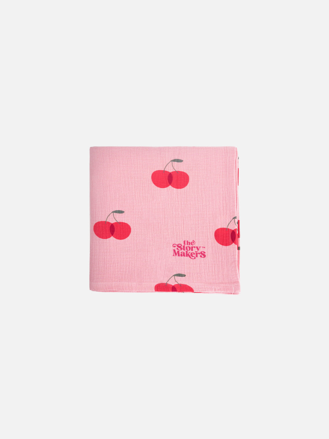 Organic Muslin Swaddle - Two Cherries