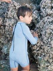 Springsuit Wetsuit - Dusty Blue + Marine