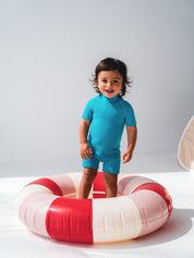 Short Sleeve Springsuit Wetsuit - Teal