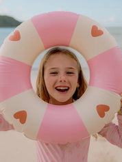 Small Swim Ring - Cozy Hearts