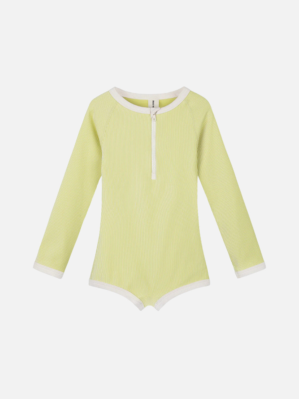 Rib Rashie Onesie - Citrus Mini Stripe