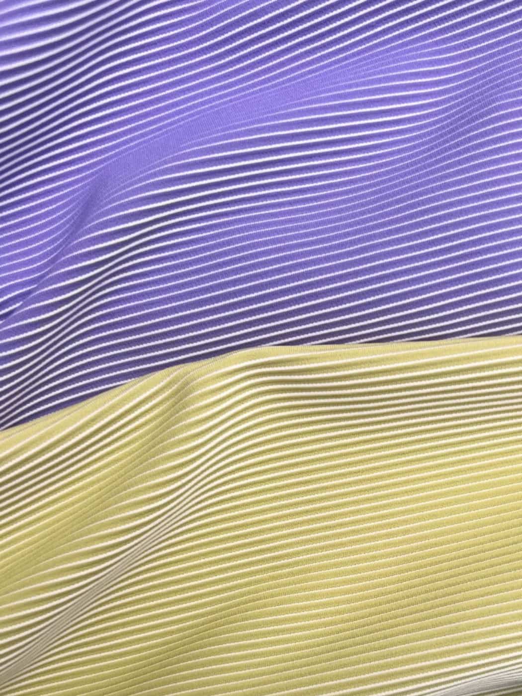 Rib Rashie Onesie - Citrus Mini Stripe