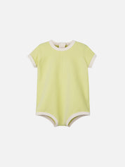 Rib Onesie - Citrus Mini Stripe