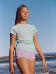 Rib Boy Short - Lilac