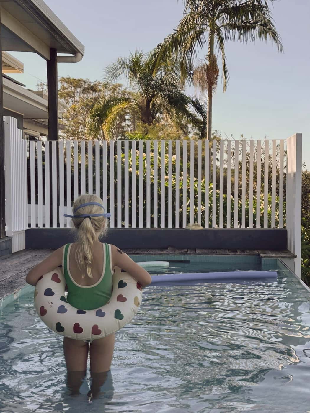 Rib Scoop One Piece - Parrot Green