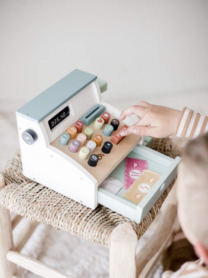 Registrierkasse aus Holz