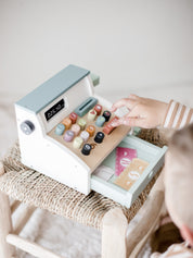 Registrierkasse aus Holz